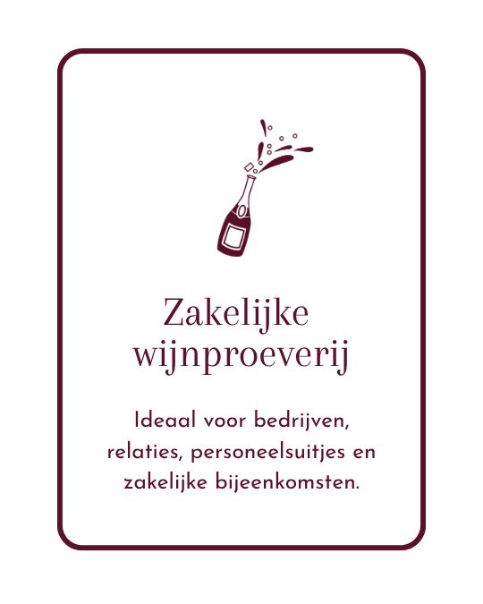 Zakelijke wijnproeverij